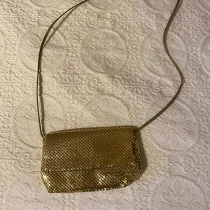 Gold metal purse